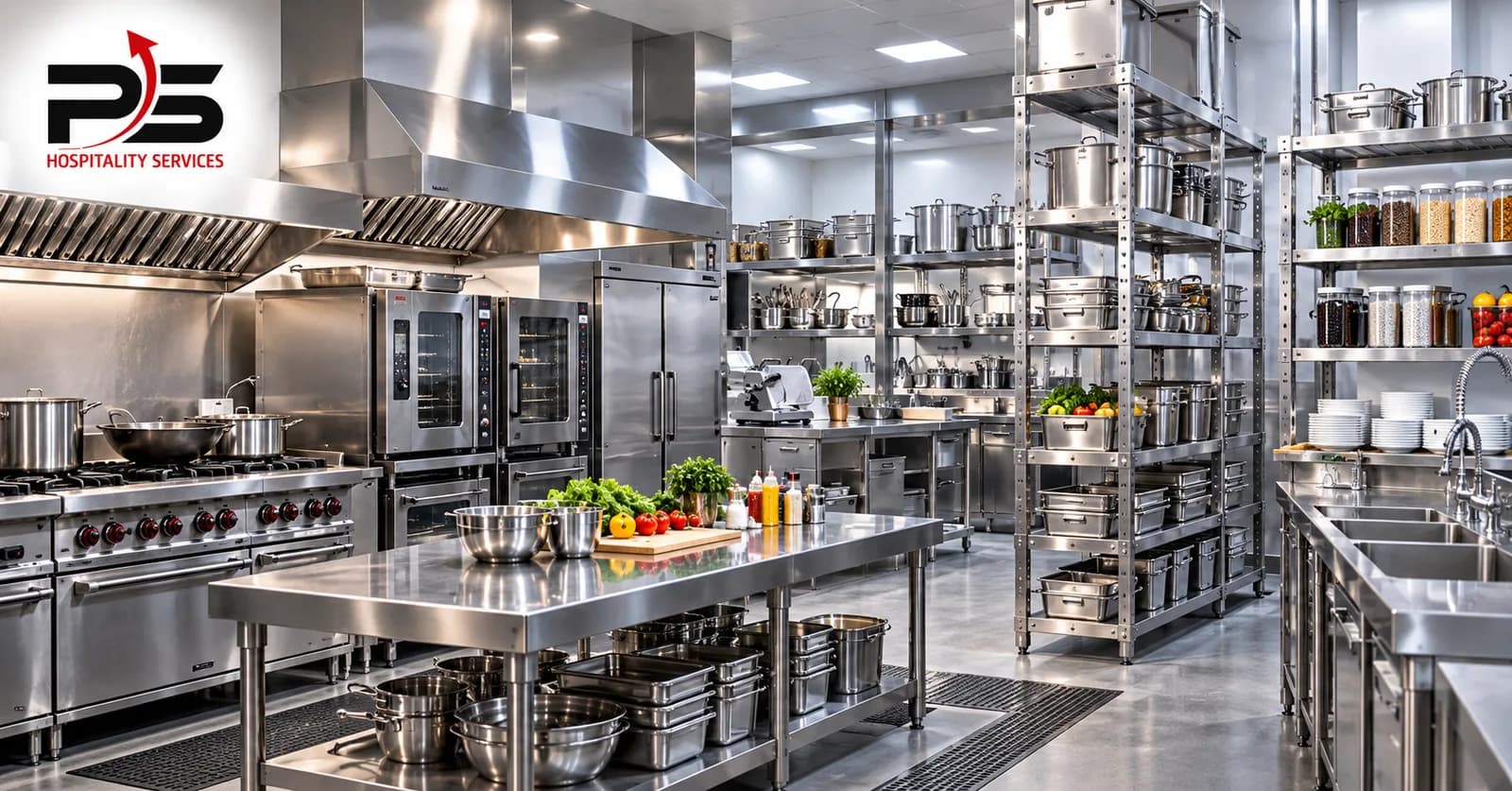 Restaurant Kitchen Equipment & SS Storage Rack Supplier