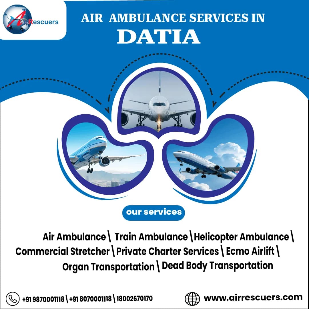 Air Ambulance Services in Datia for Specialized Patient Transport