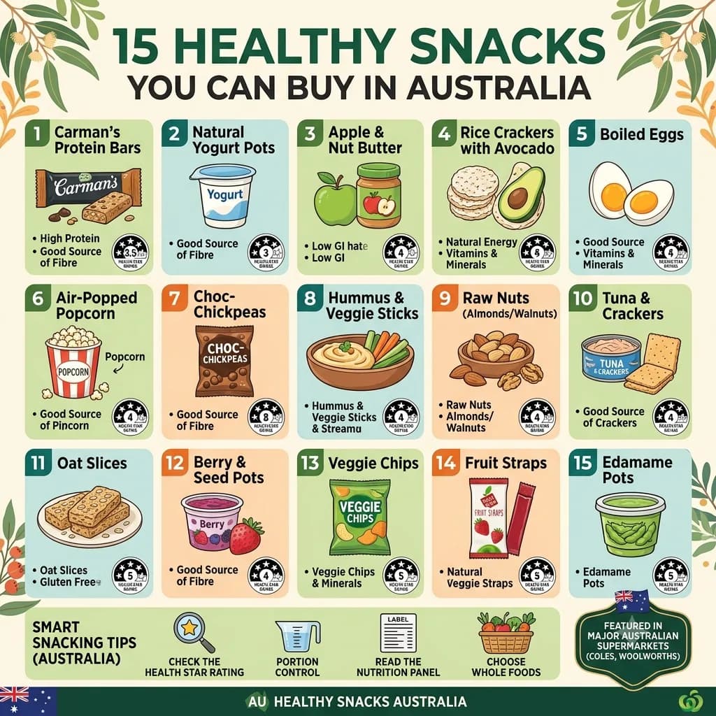 15 Healthy Snacks Australia | Lifestyle Tips Australia