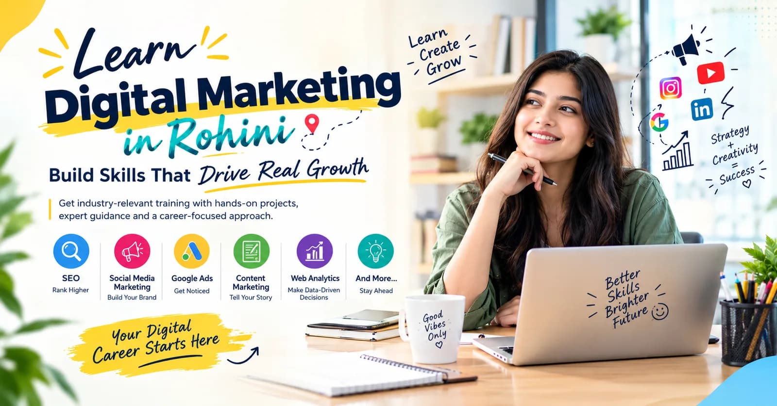 Learn Digital Marketing in Rohini – Build Skills That Drive Real Growth