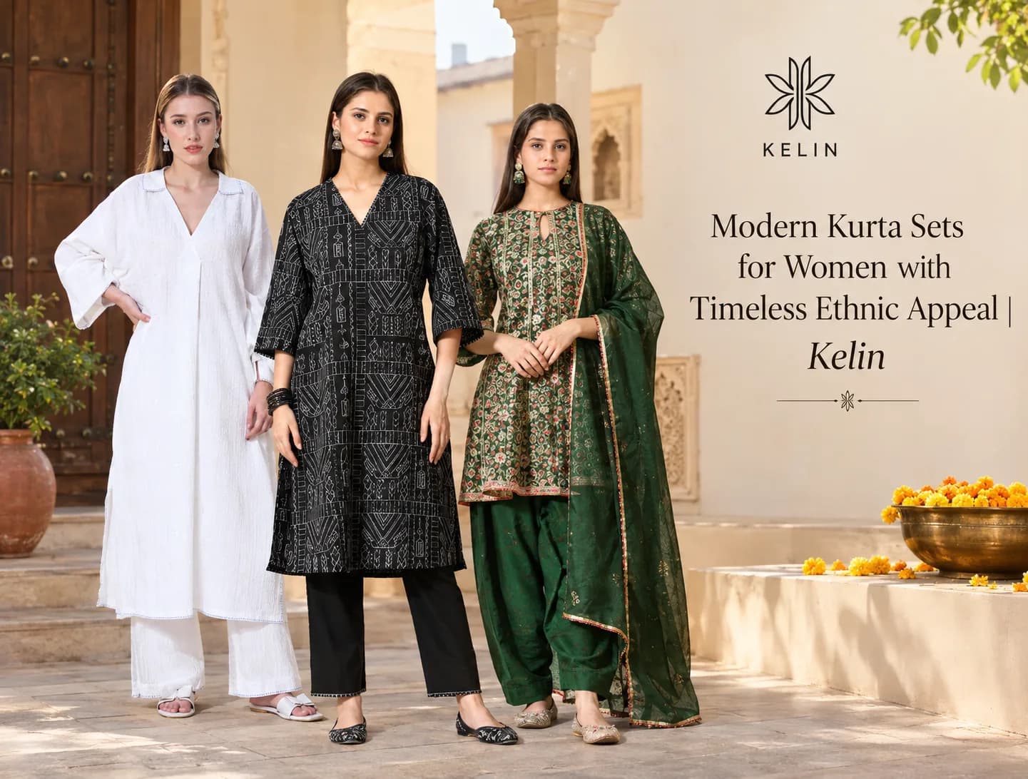 Modern Kurta Sets for Women with Timeless Ethnic Appeal | Kelin