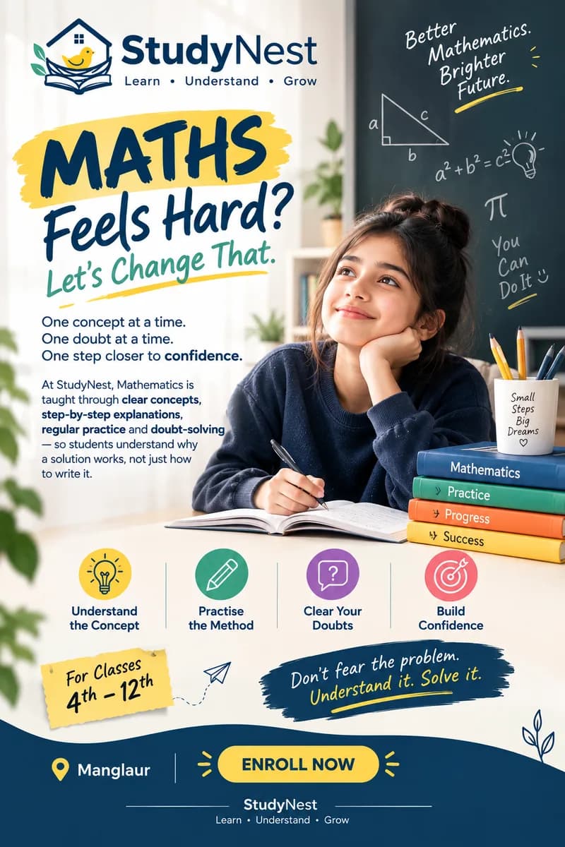 MATHS FEELS HARD? LET’S CHANGE THAT.
