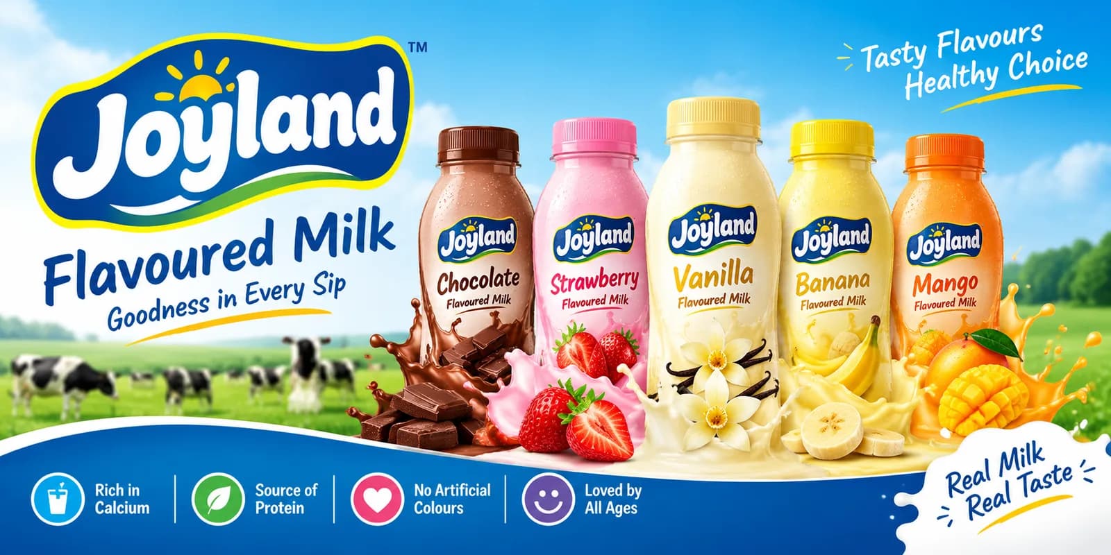 7044047516 Joyland Milk Flavoured | Reliance Products Joyland Milk