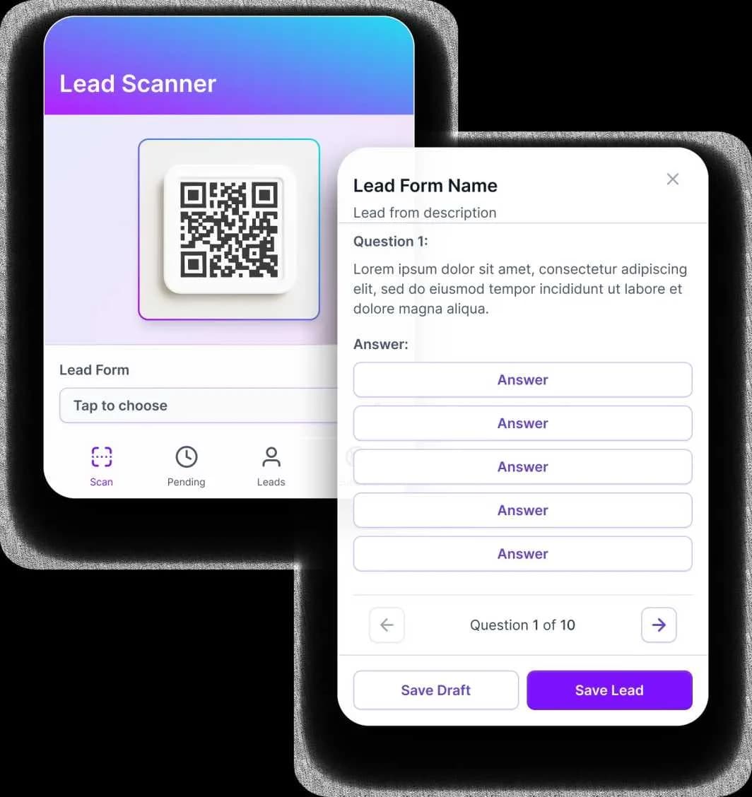  Lead Scanning App | Amego