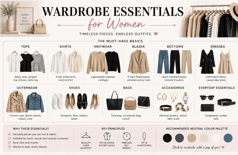 Minimalist Wardrobe: 30-Piece Capsule Checklist (2026)