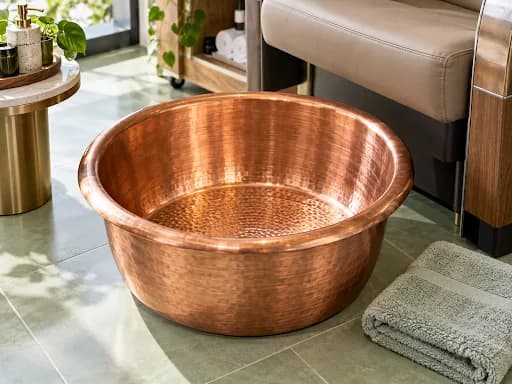 Copper Pedicure Bowls: Elevate Your Nail Salon Design