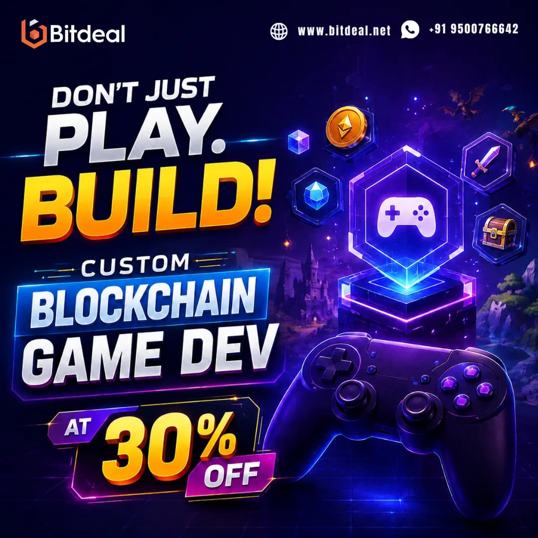 Don't Just Play. Build! Custom Blockchain Game Dev at 30% OFF