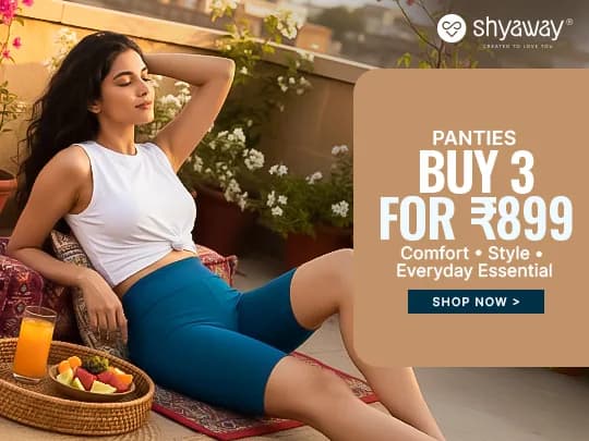 Buy Panties for Women Online | Cotton, Lace & Seamless Panty | Buy 3 for ₹899