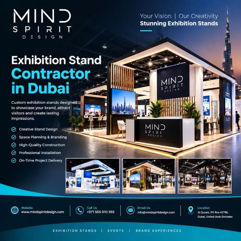 Mind Spirit Design – Your Trusted Exhibition Stand Contractor in Dubai