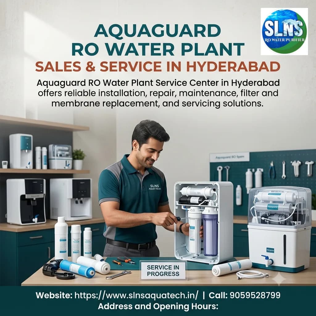 Aquaguard RO Water Plant Sales & Service in Hyderabad