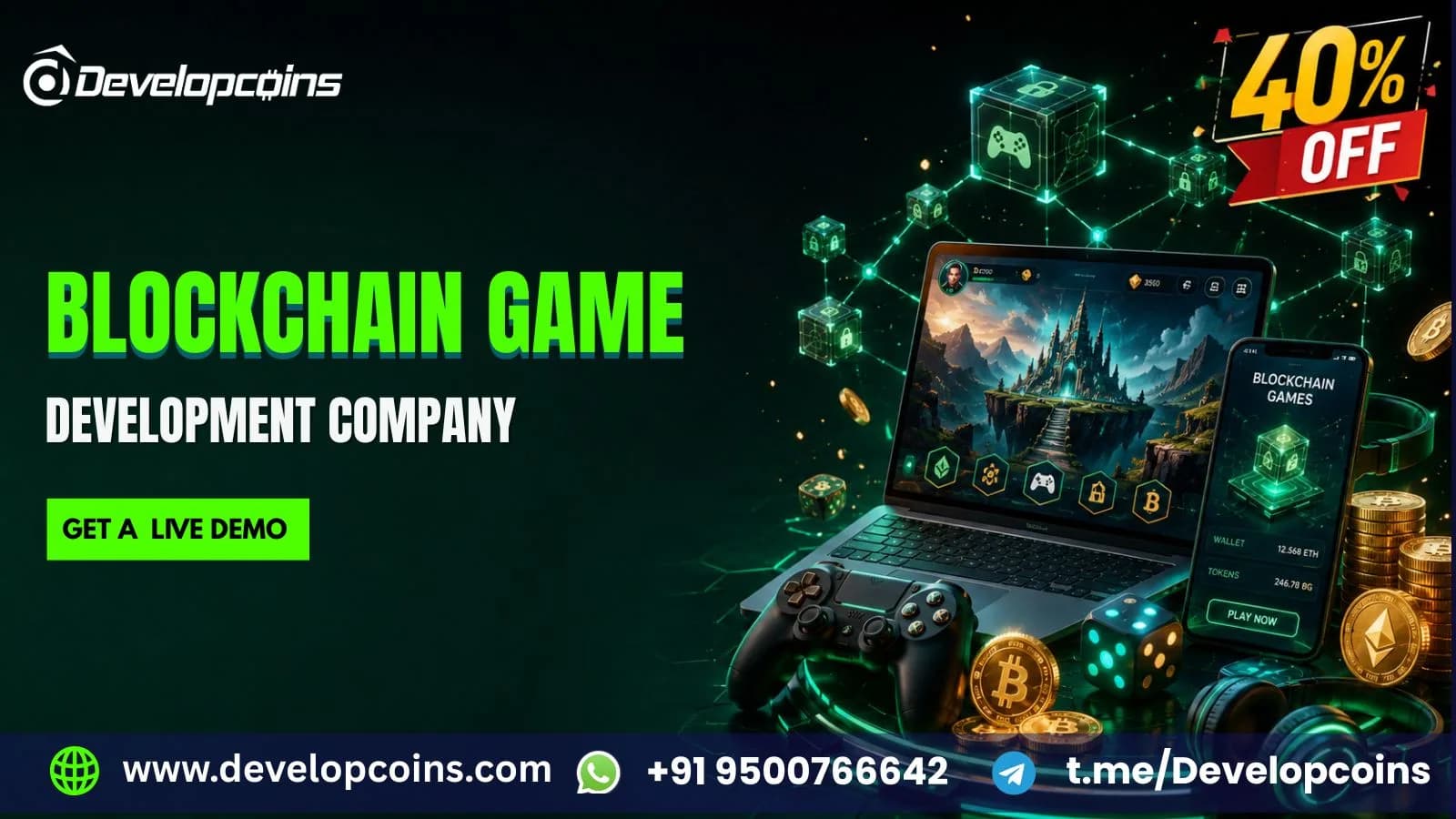 Transform Traditional Gaming with Blockchain Game Development 