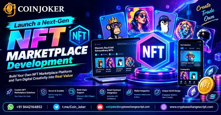 Launch a Next-Gen Digital Asset Platform with NFT Marketplace Development