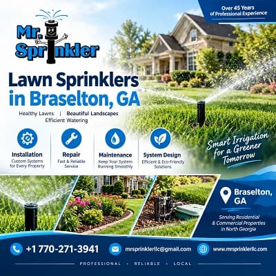 Lawn Sprinklers in Braselton, GA