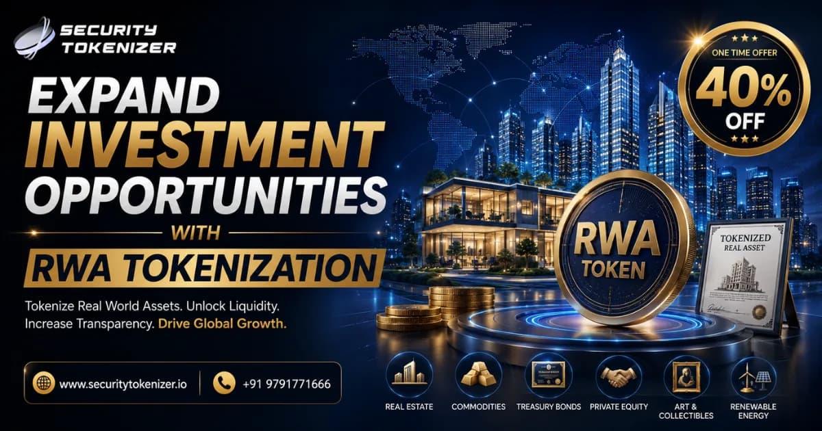 Expand Investment Opportunities with 40% OFF RWA Tokenization