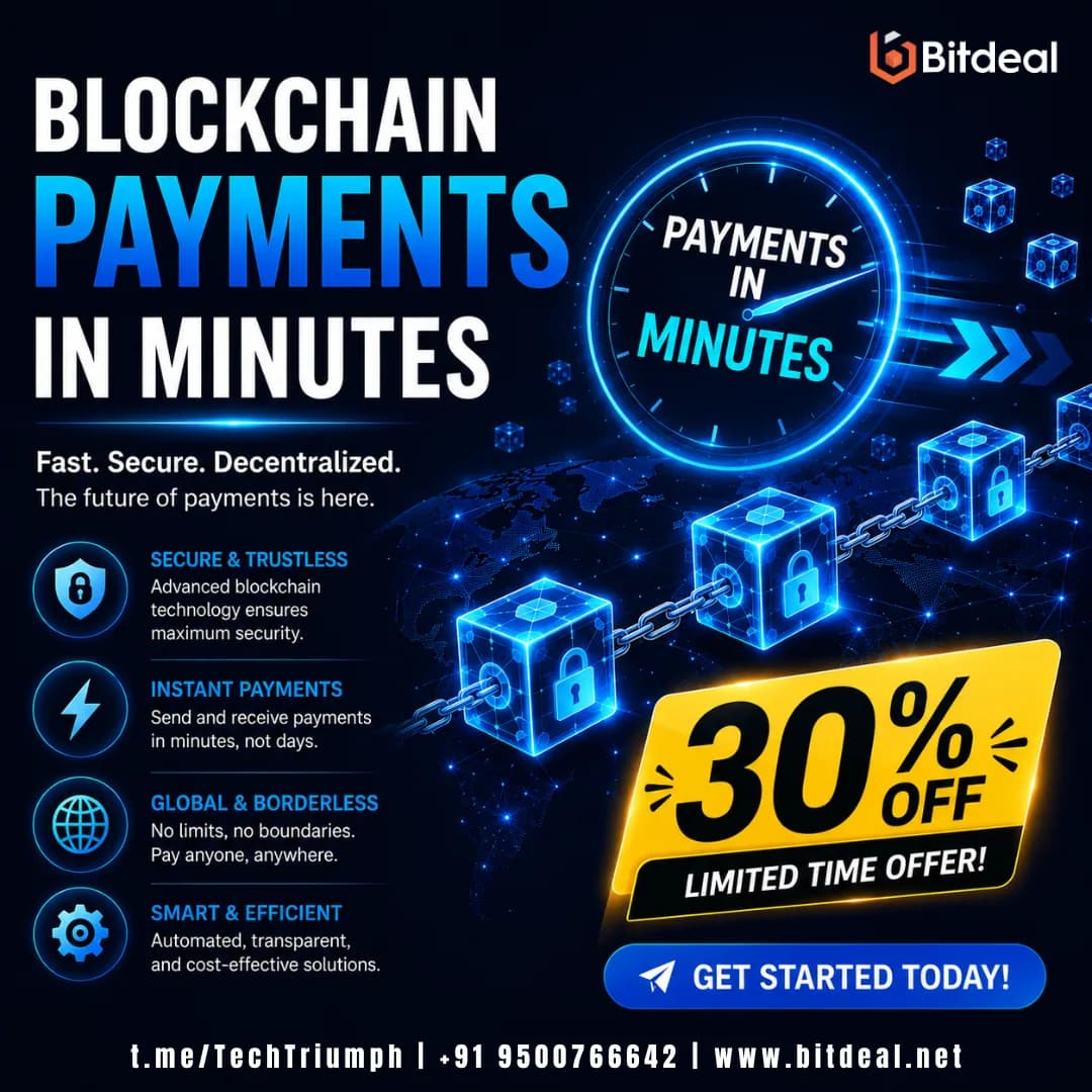 Cross-Border Payments Taking Days & Costing Thousands - Blockchain Does It in Minutes | 30% OFF 