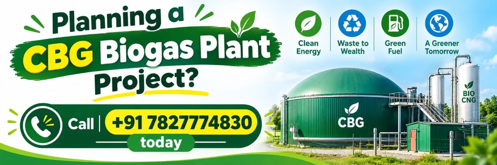 Compressed Biogas Plant Company in India