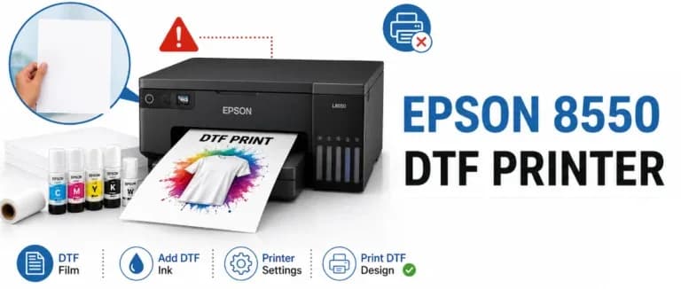 Epson 8550 DTF Printer Setup