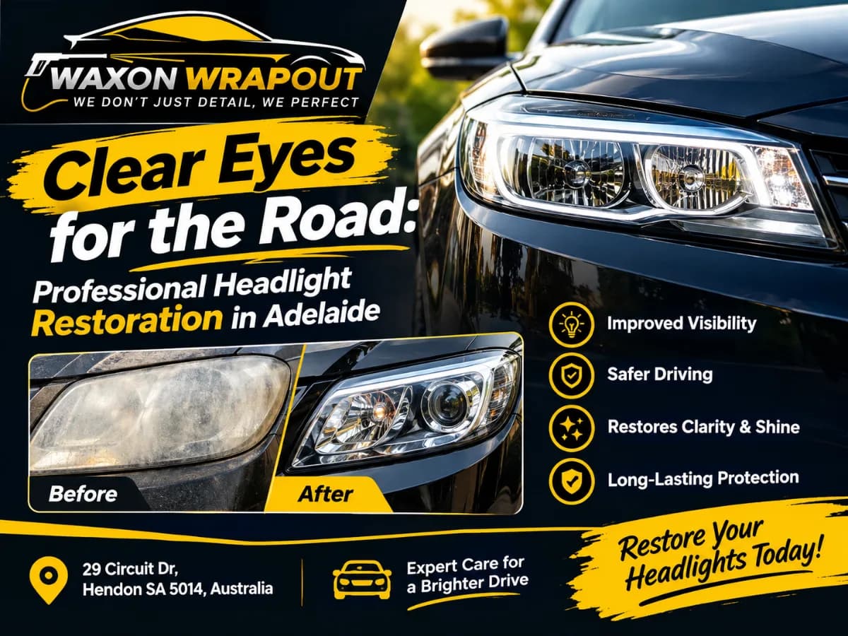 Why Choose Professional Headlight Restoration Adelaide for Clearer Driving?
