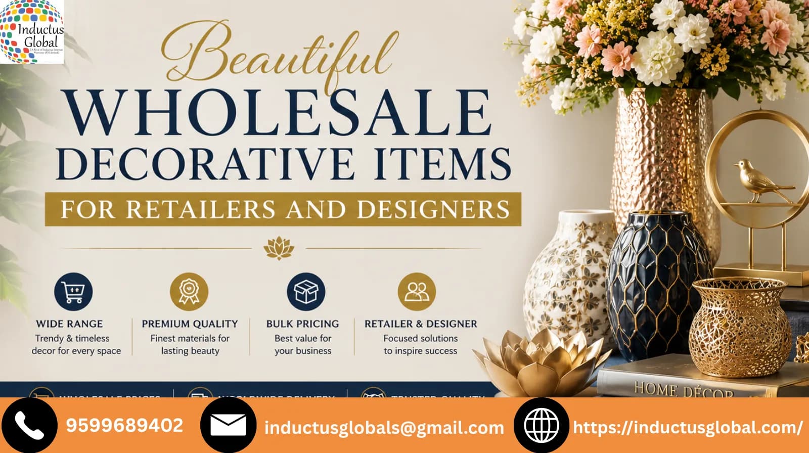 Beautiful Wholesale Decorative Items for Retailers and Designers