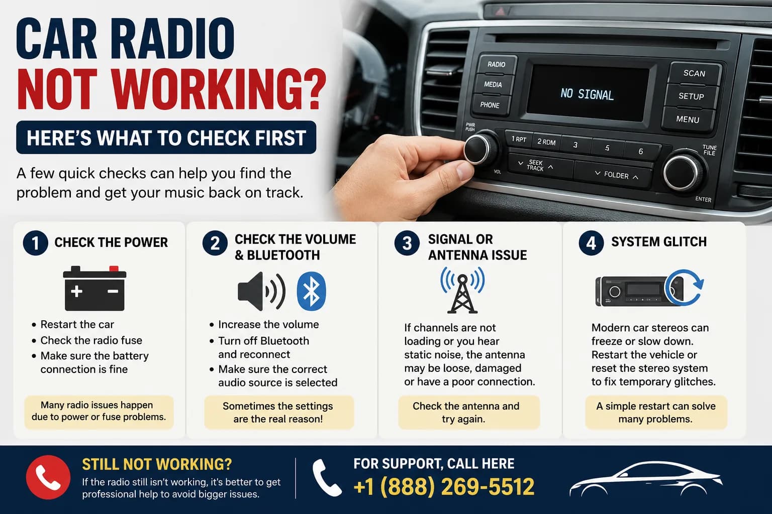 Why XM Radio Stops Working After Vehicle Battery Change | +1 (888) 269-5512