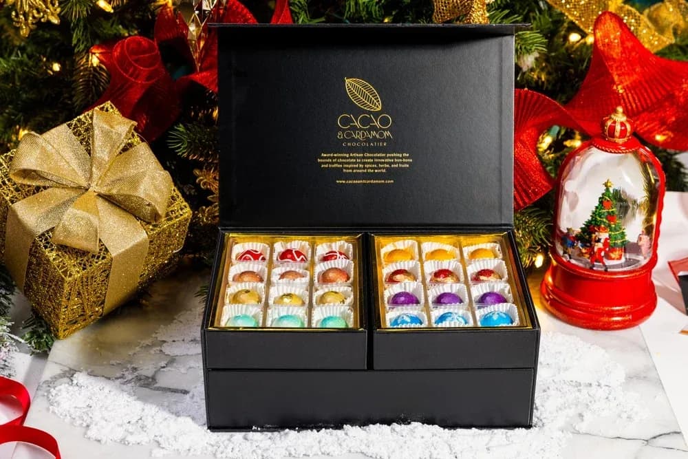 Luxury Christmas Chocolates and Gourmet Gift Boxes