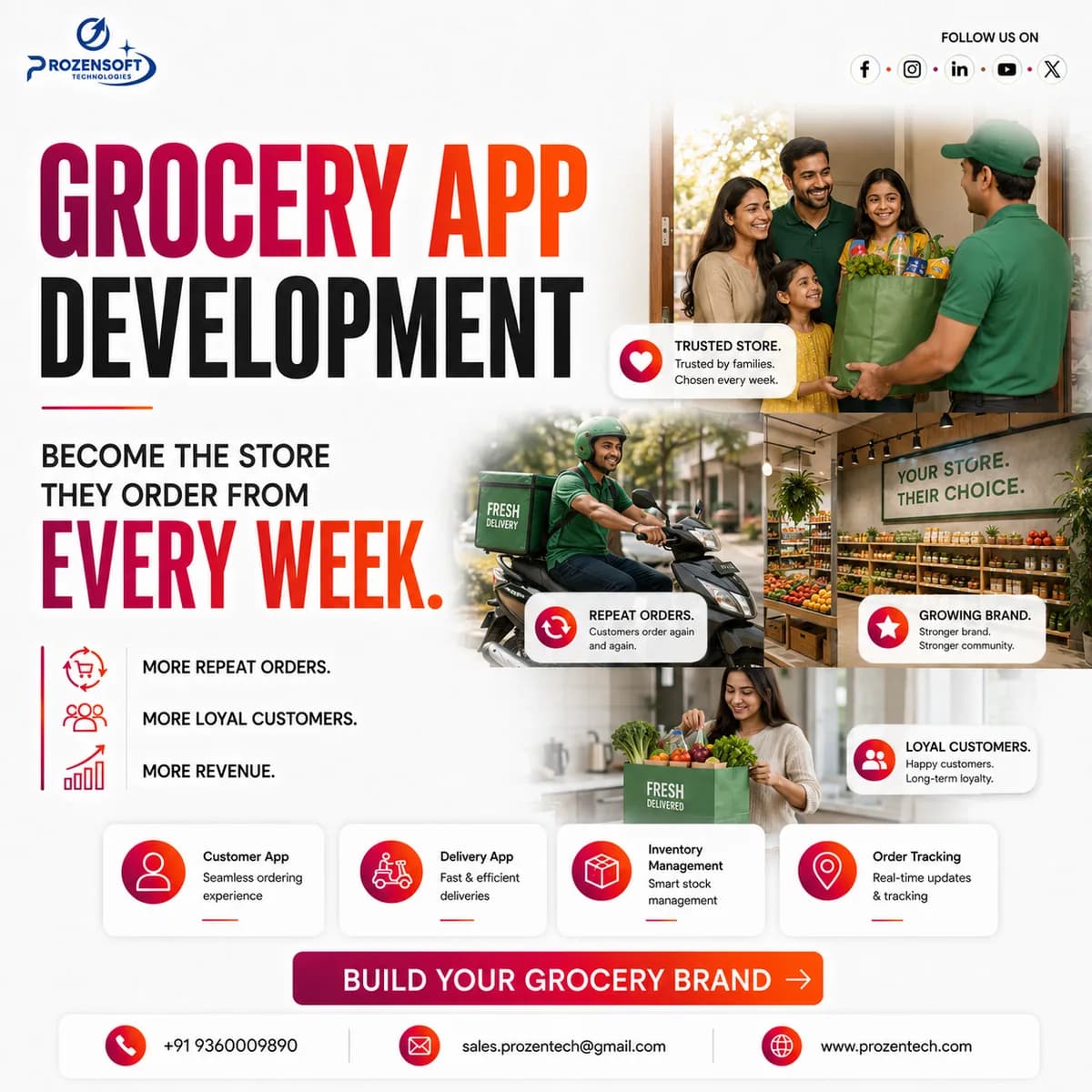Grocery App Development | Complete Online Grocery Ordering & Delivery Solution