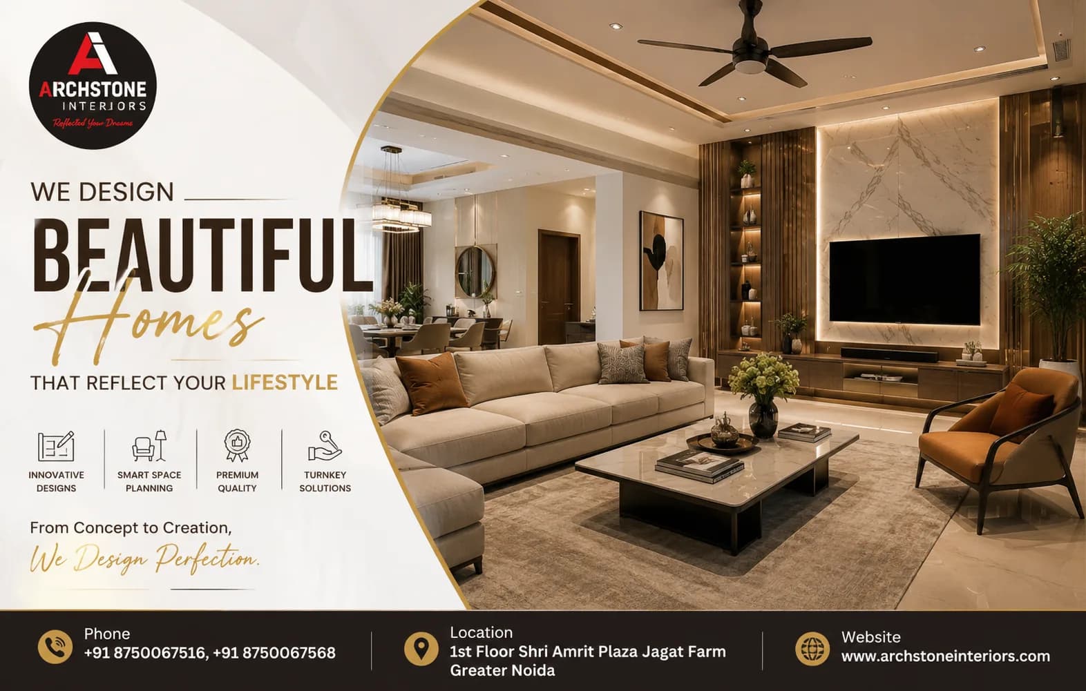 Luxury Interior Design Services for Flats in Greater Noida
