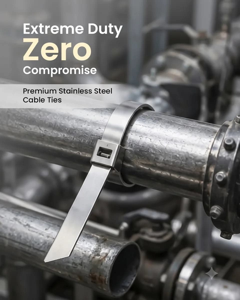 Novoflex Stainless Steel Cable Ties Manufacturer for Industrial Applications