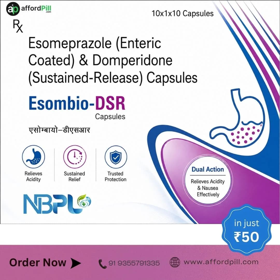 Esombio DSR Capsules – Quality Healthcare at a Fair Price