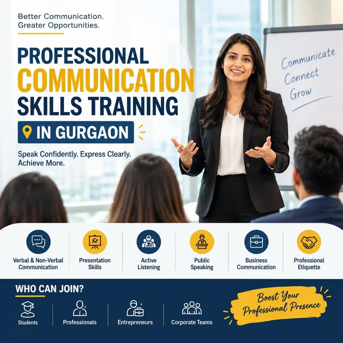 Professional Communication Skills Training in Gurgaon – The Image Kraft