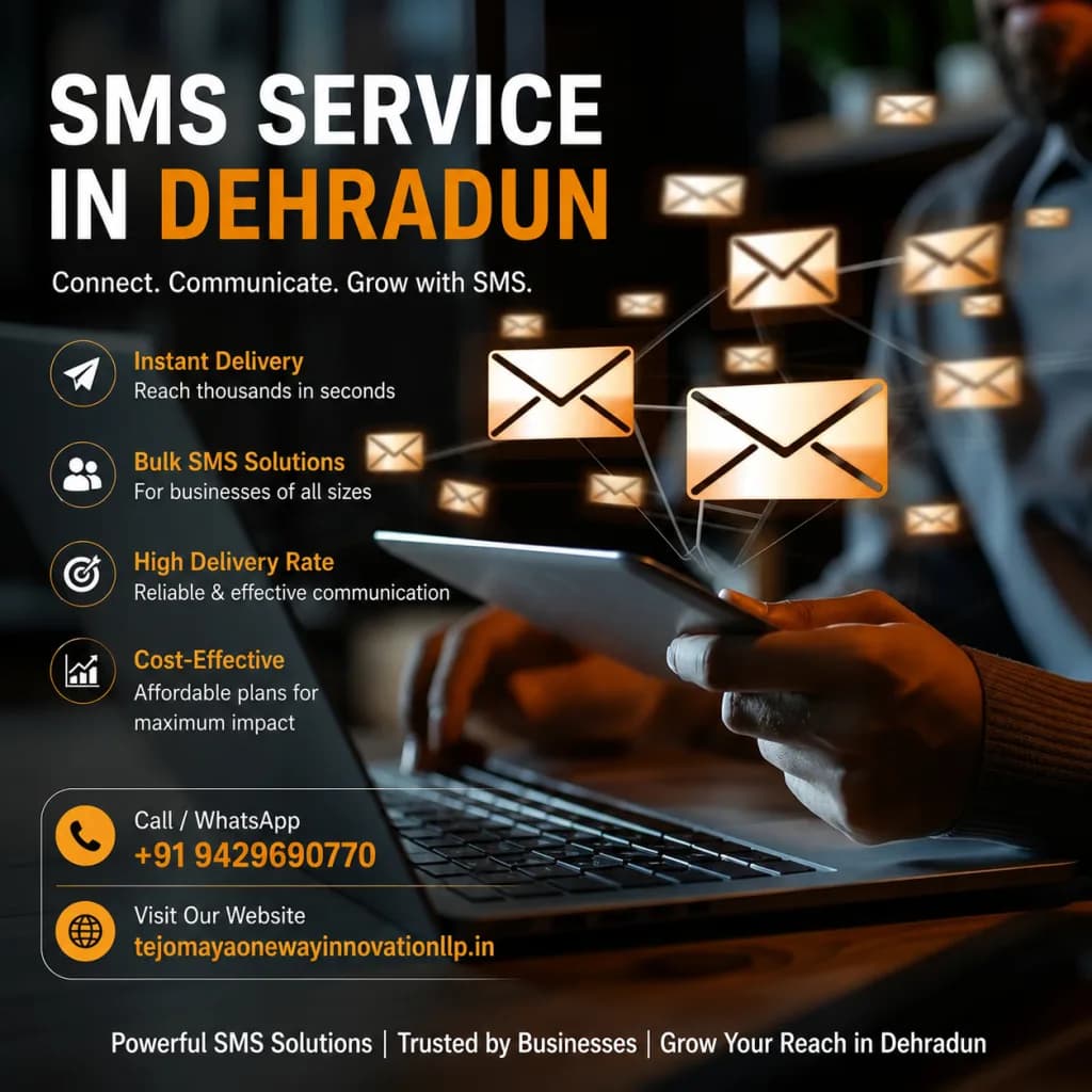SMS Service in Dehradun That Help Businesses Reach More Customers