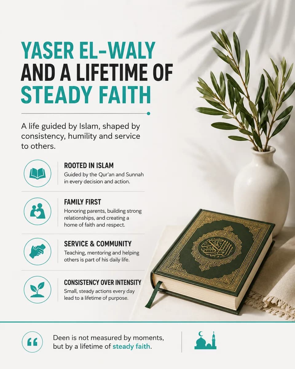 Yaser El-Waly and a Lifetime of Steady Faith