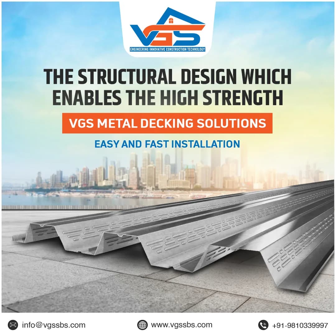 Steel Deck Sheets Manufacturers in India | VGS Solar