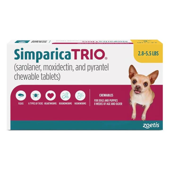 20% OFF Simparica Trio for Dogs – SUNNY20 Summer Sale