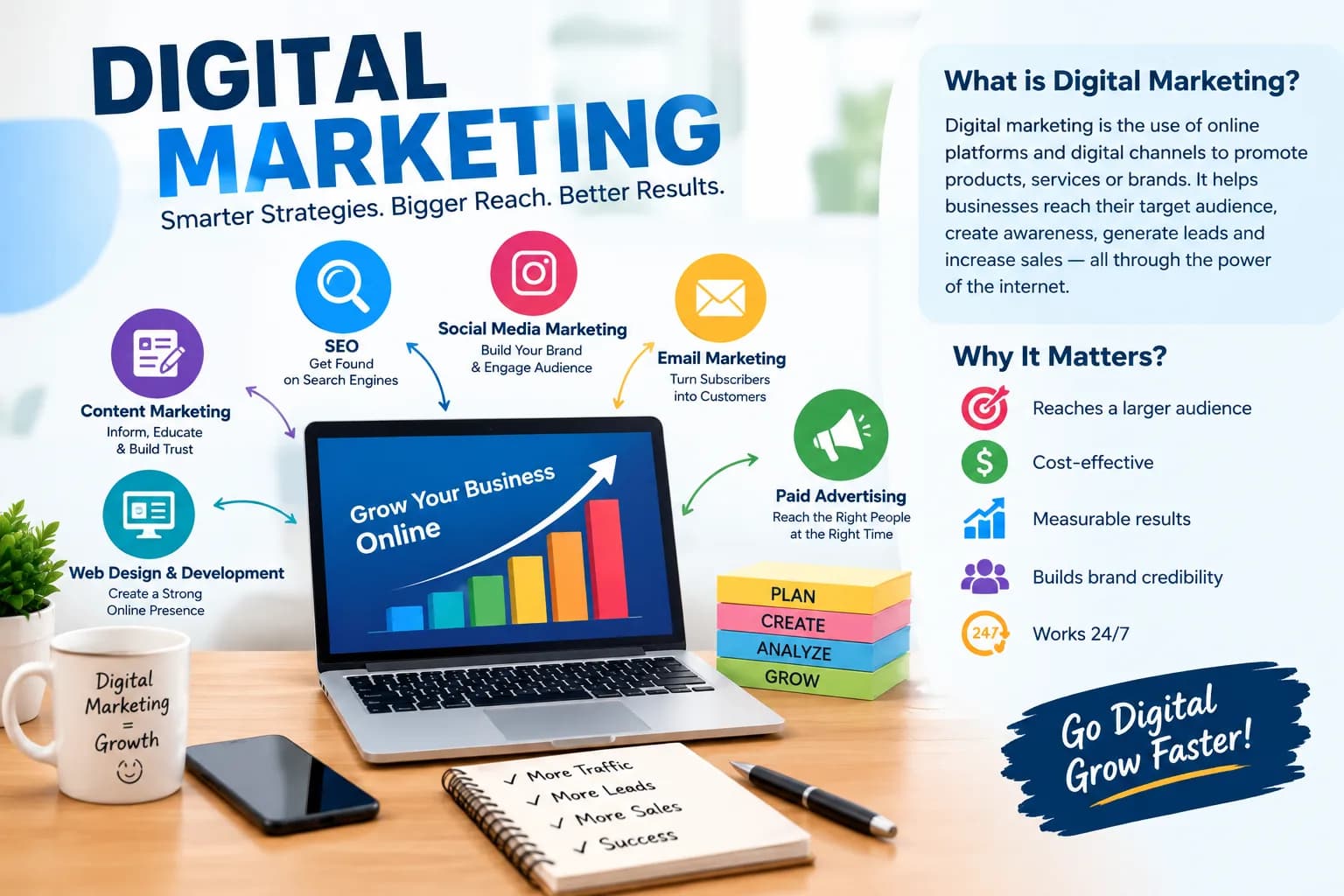 Digital Marketing – Connect, Engage & Convert