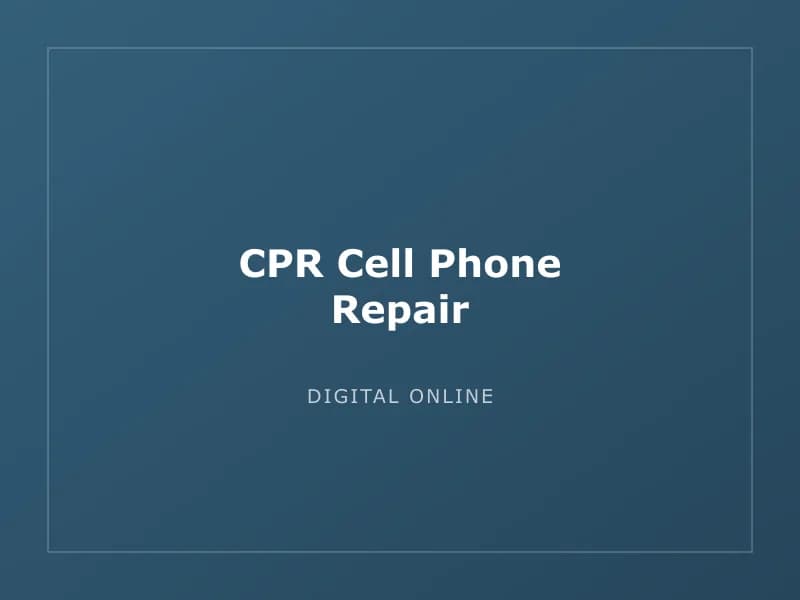 CPR Cell Phone Repair