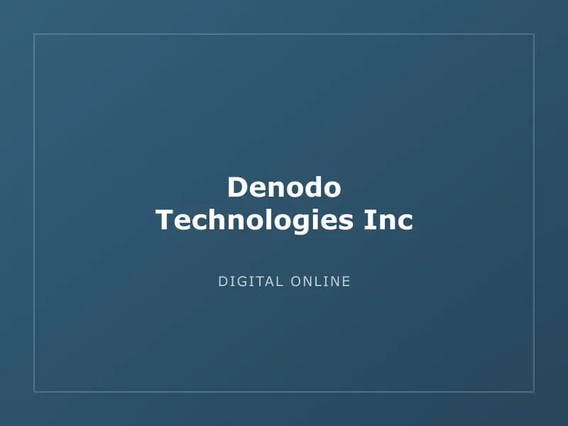 Denodo Technologies Inc