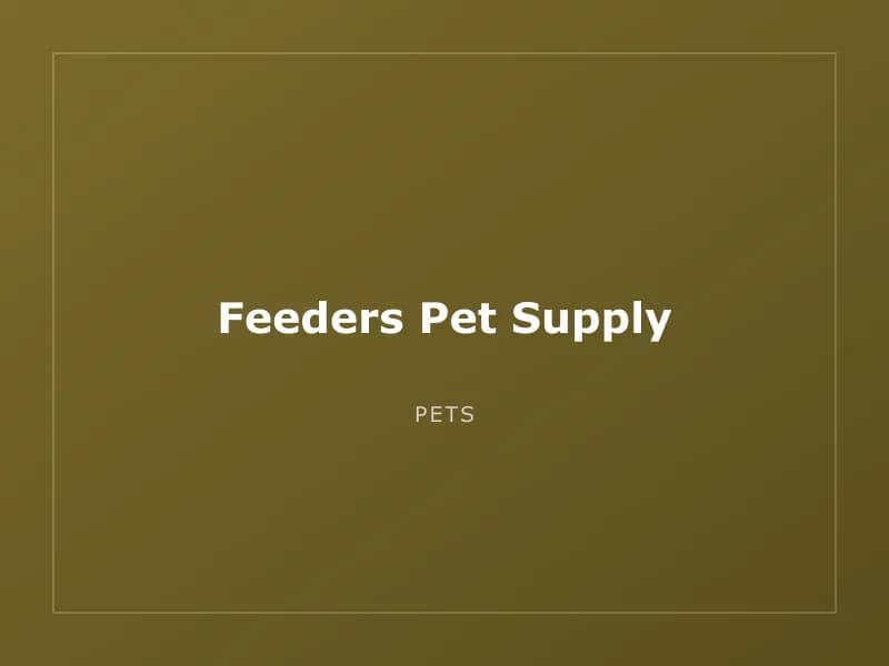 Feeders Pet Supply
