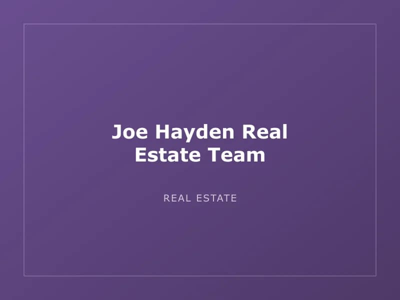 Joe Hayden Real Estate Team