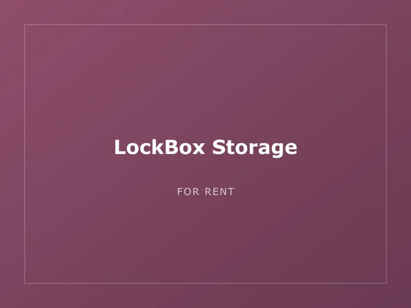 LockBox Storage