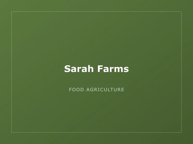 Sarah Farms