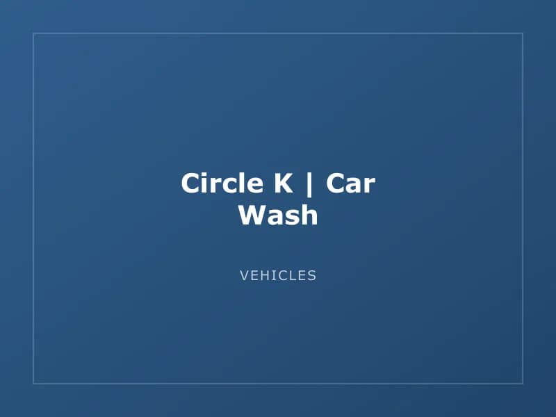 Circle K | Car Wash