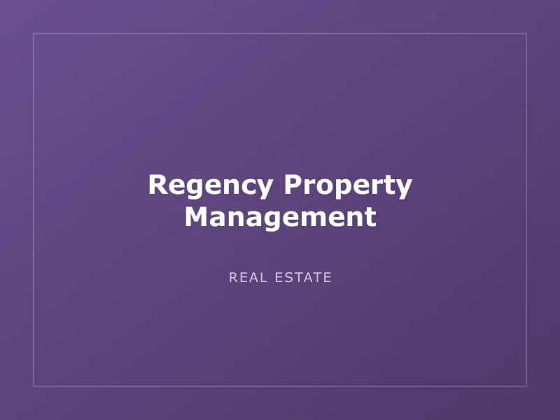 Regency Property Management
