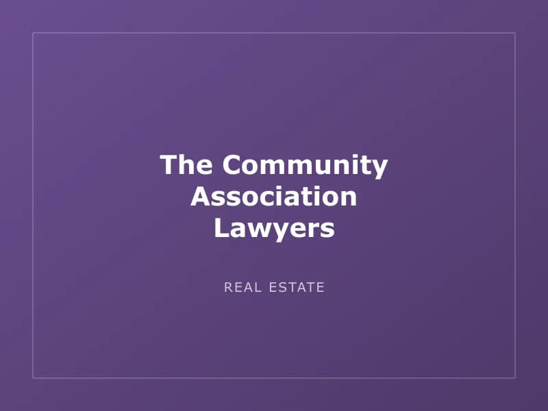 The Community Association Lawyers