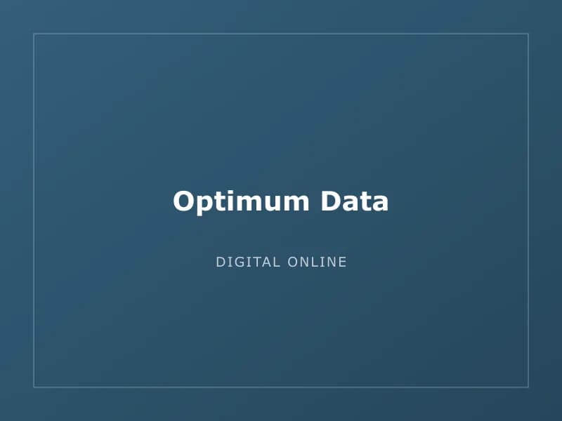 Optimum Data