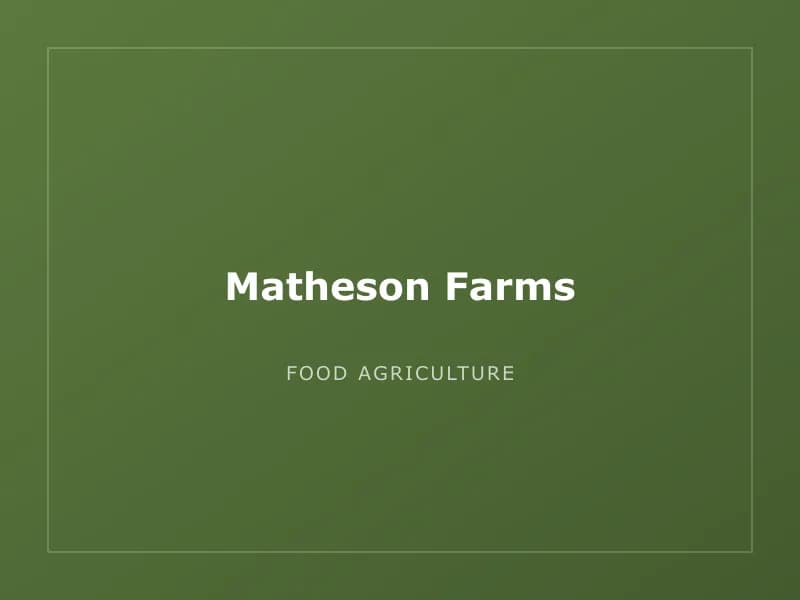 Matheson Farms