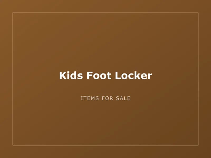 Kids Foot Locker