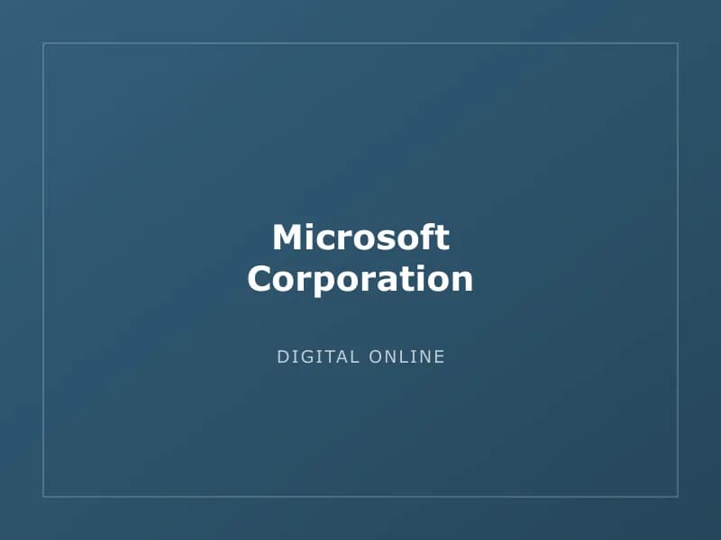 Microsoft Corporation