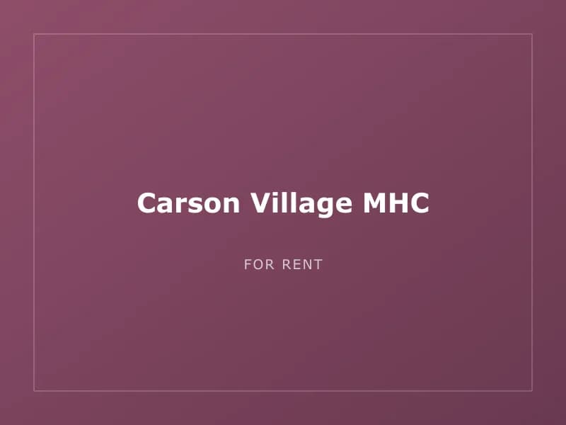 Carson Village MHC
