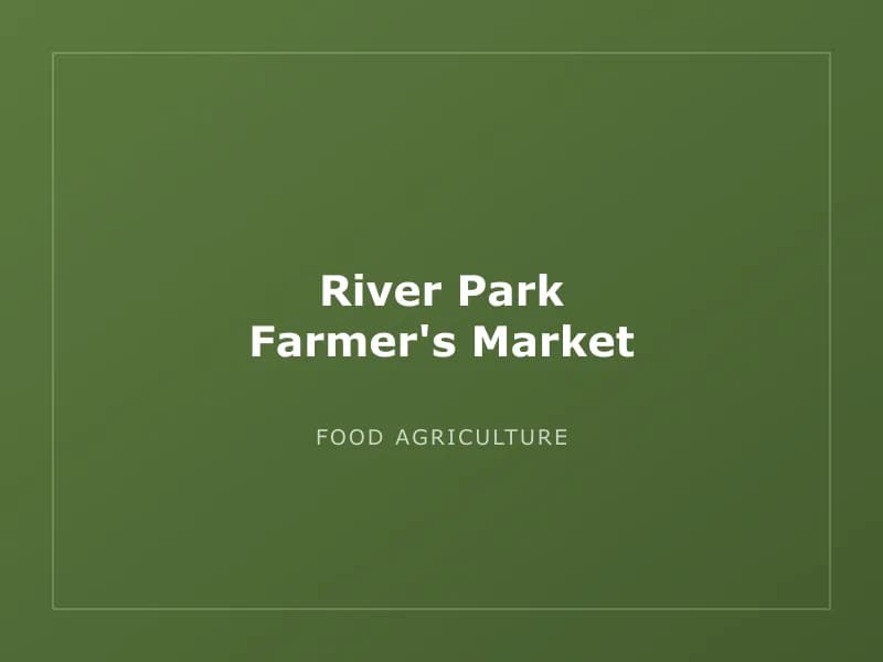 River Park Farmer's Market